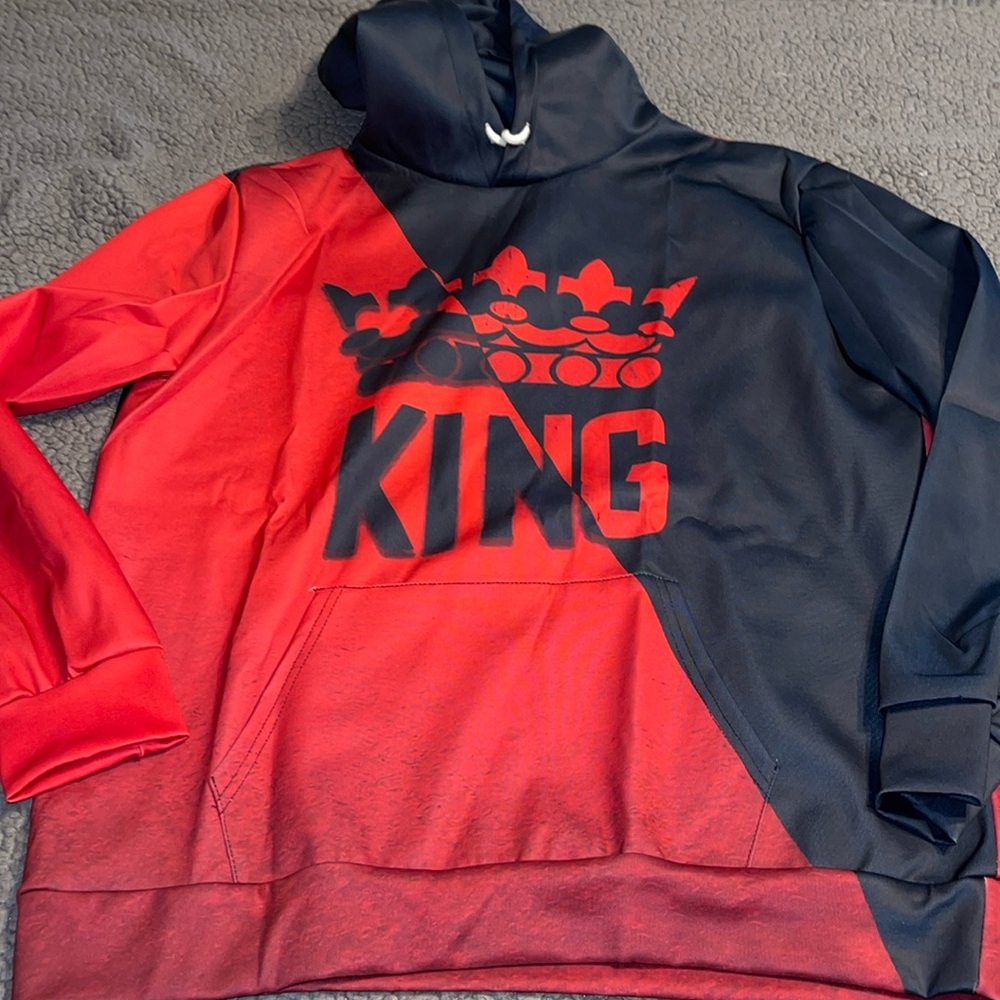 Mens king hoodie